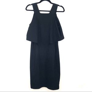 Theory Black Linen Landale Dress (sz 2)